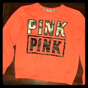 Orange "PINK" sweatshirt